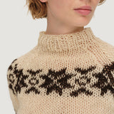 Women's Undyed Faroese Wool Vón Sweater - Off White