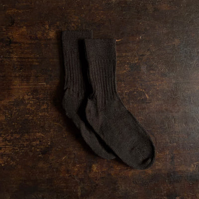 Adults Wool Socks - Brown Melange