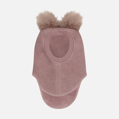 Baby & Kids Wool Felt Pom Pom Balaclava - Deauville Mauve