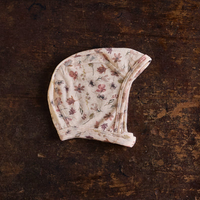Baby Merino Wool Bonnet - Autumn Leaves