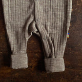 Baby & Kids Merino Wool Rib Pyjamas - Sesame
