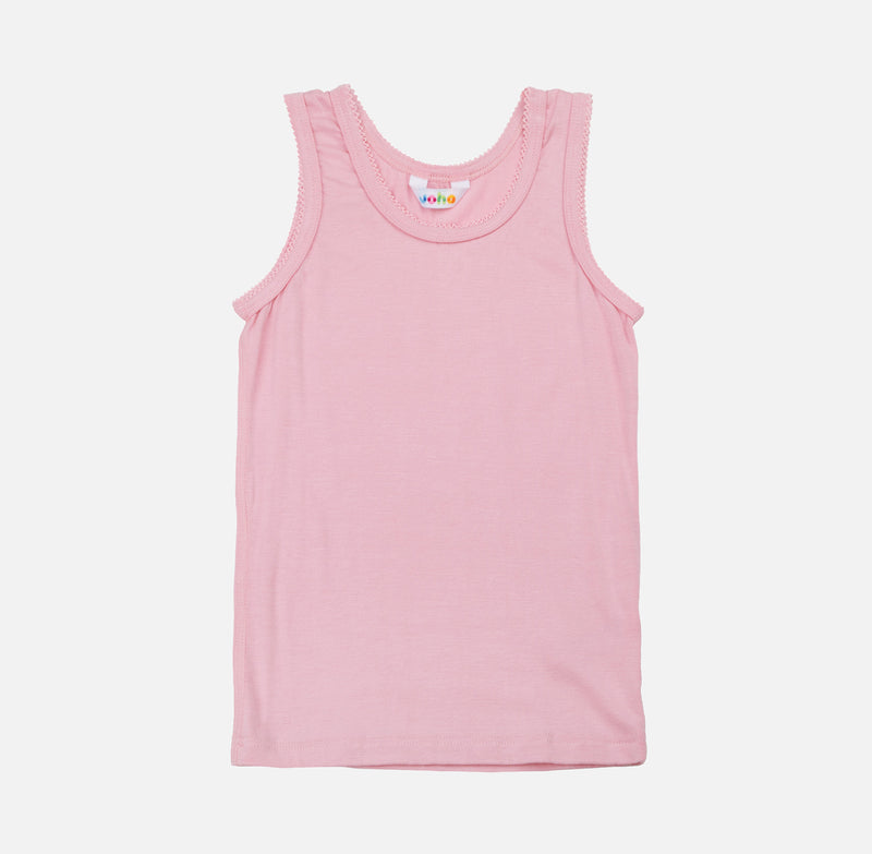 Kids Organic Bamboo Undershirt - Blush