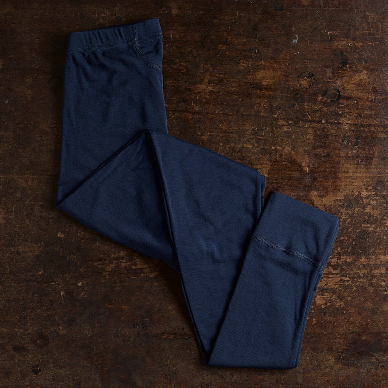 Men's Merino Wool Long Johns - Navy