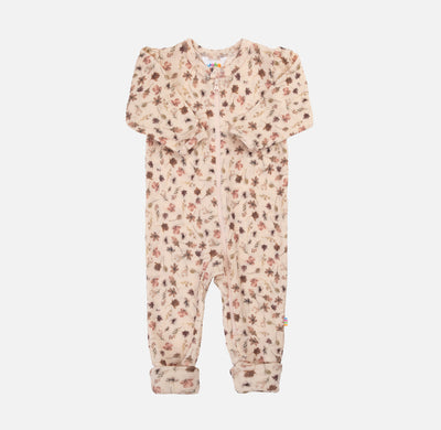 Baby & Kids Merino Wool Romper - Autumn Leaves