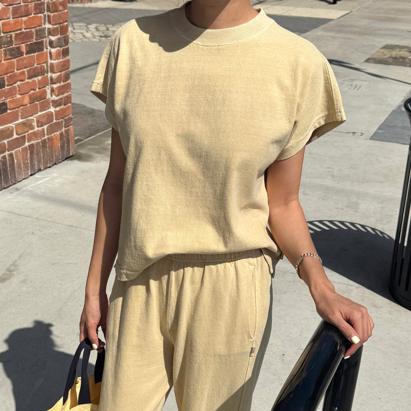 Women's Cotton Jeanne Tee - Butter