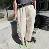 Women's Cotton Arc Pants - Naturel