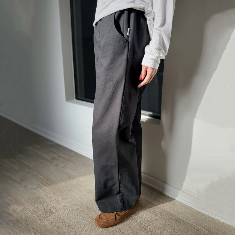 Women's Cotton Work Pants - Black
