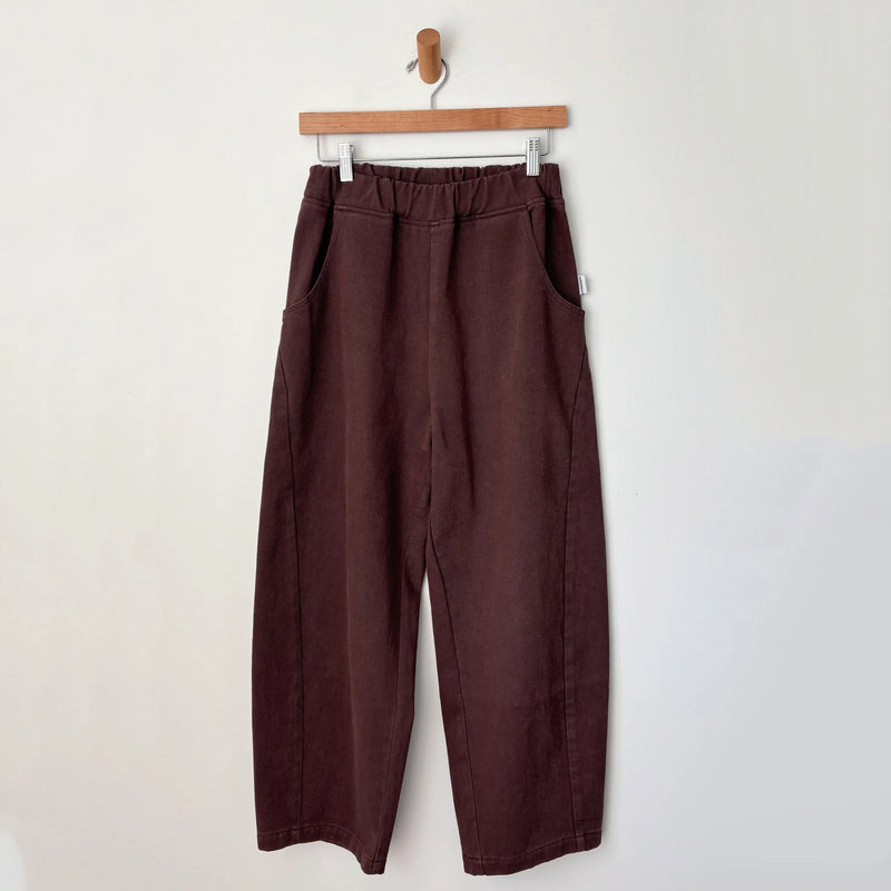 Women's Cotton Arc Pants - Chocolate