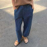 Women's Cotton Arc Pants - Blue Denim