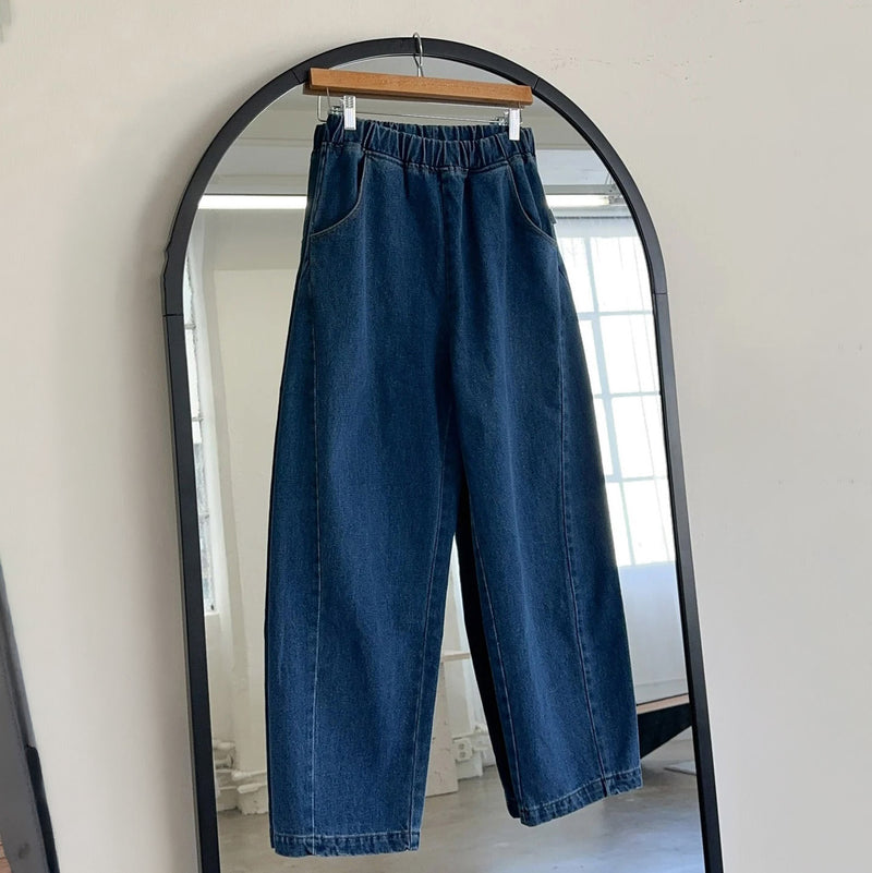 Women's Cotton Arc Pants - Blue Denim