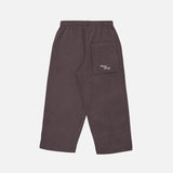 Kids Cotton Fleece Backed Lounge Pants - Dark Cherry
