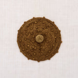 Kids Handknit Merino Wool Popcorn Beret - Nutmeg