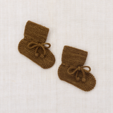 Baby Merino Wool Classic Booties - Nutmeg