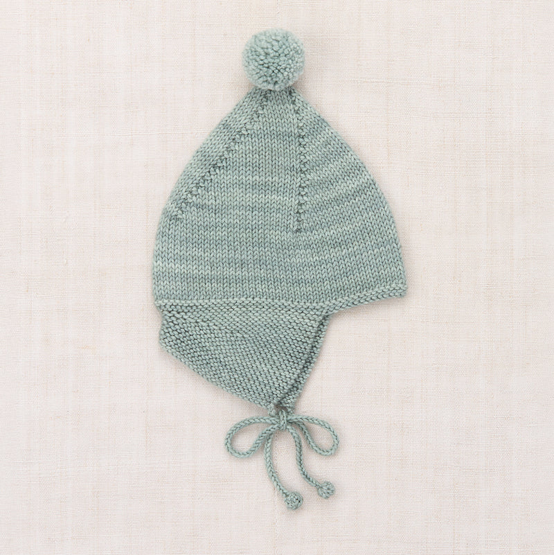 Baby Handknit Merino Wool Pointy Peak Hat - Onsen