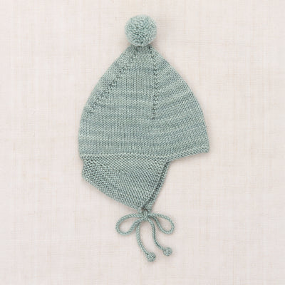 Baby Handknit Merino Wool Pointy Peak Hat - Onsen