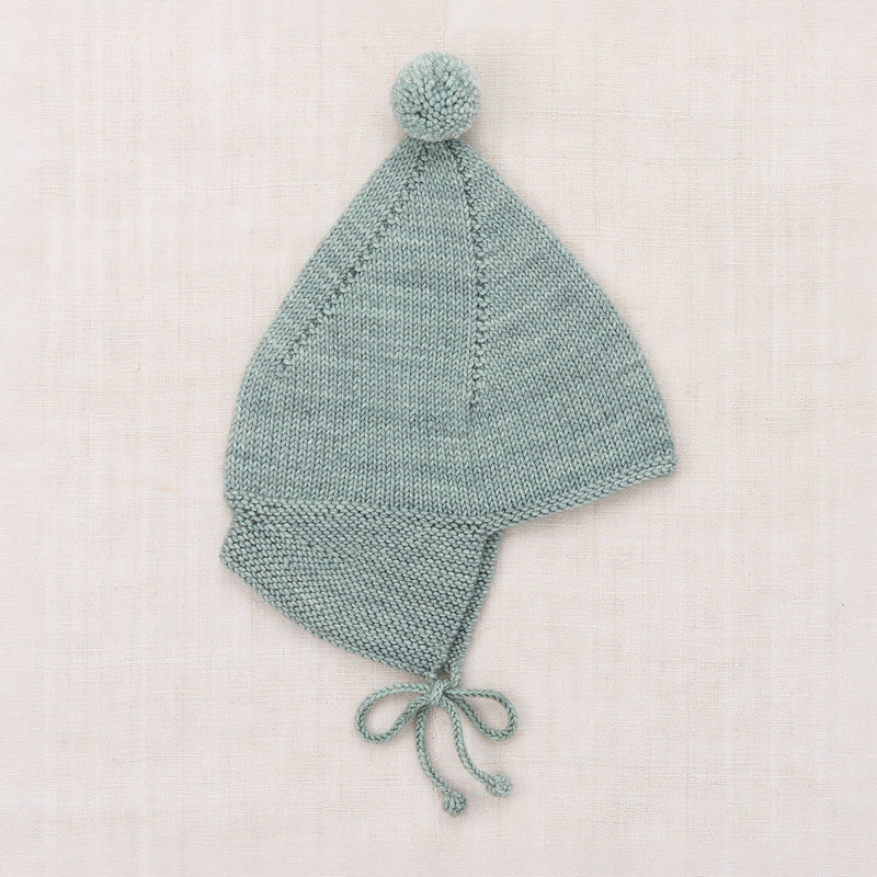 Kids Handknit Merino Wool Pointy Peak Hat - Onsen