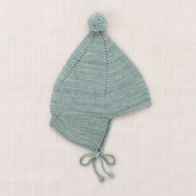 Kids Handknit Merino Wool Pointy Peak Hat - Onsen