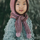 Kids Merino Wool Gloucester Scarf - Antique Rose