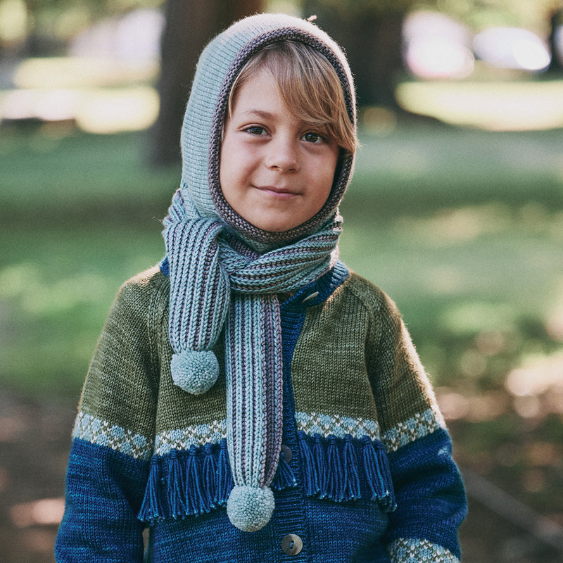 Kids Merino Wool Gloucester Scarf - Onsen
