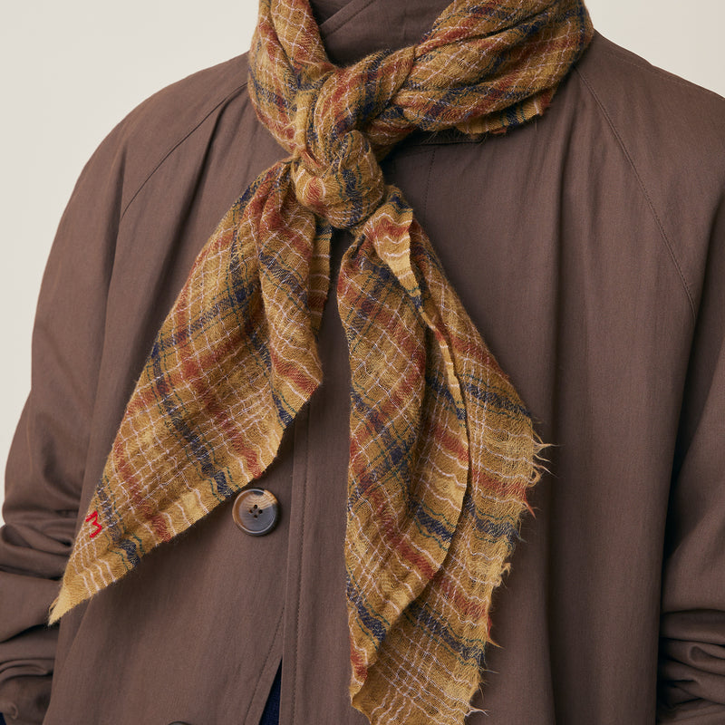 Adults Boiled Wool Edimbourg Scarf - No.800 Country