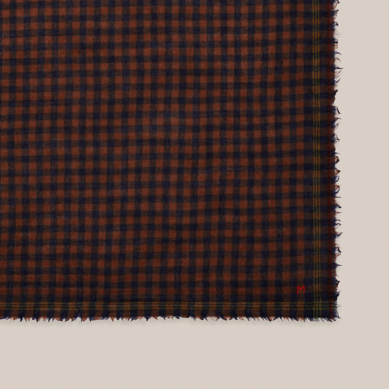 Adults Boiled Wool Galopin Scarf - No.849 Violin