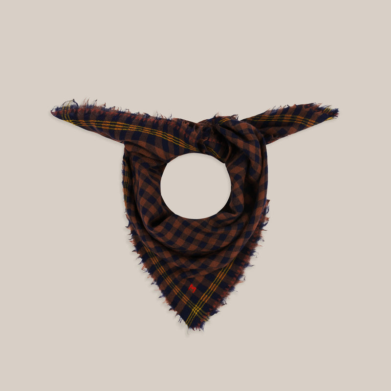 Adults Boiled Wool Galopin Scarf - No.849 Violin