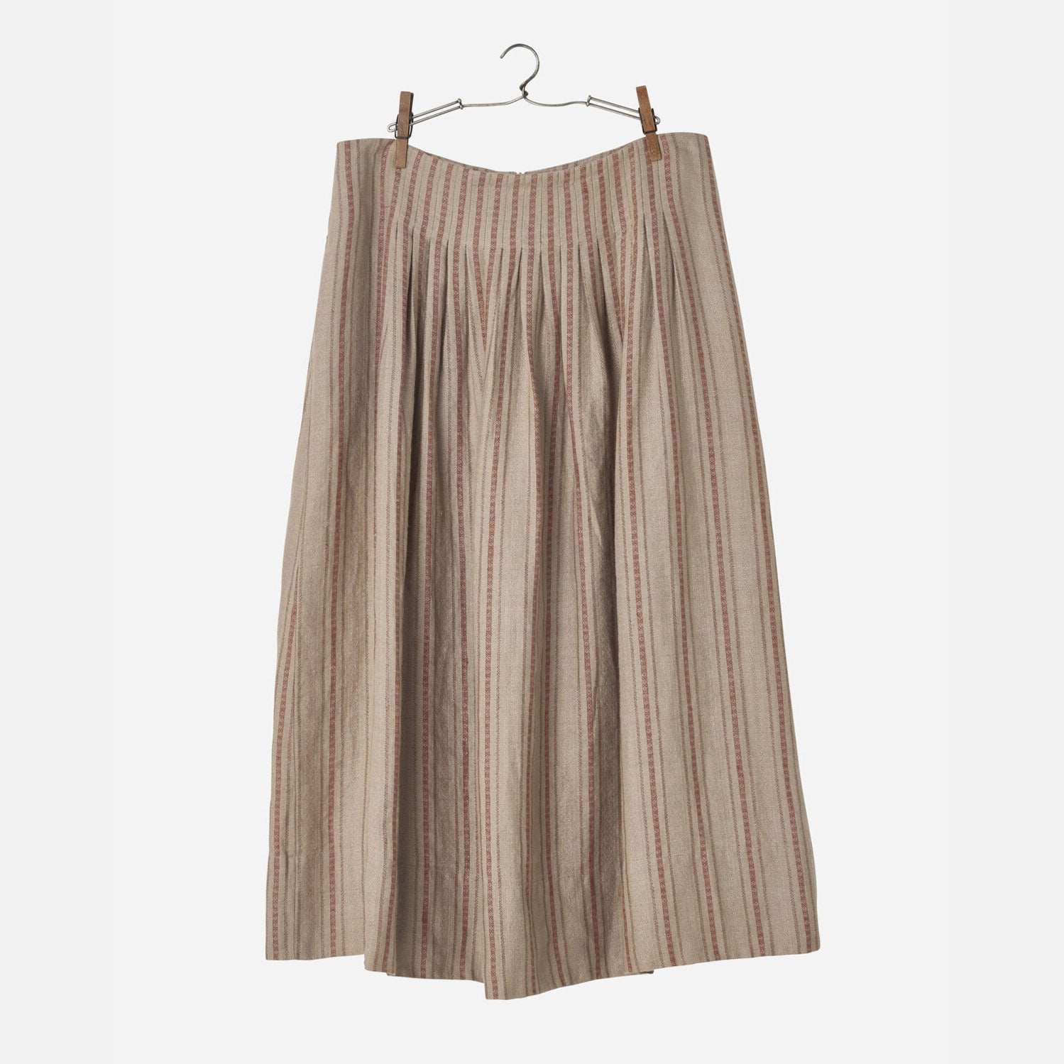 Women's Linen Folklore Skirt - Red Stripe – MamaOwl