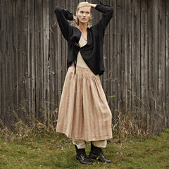 Women's Linen Folklore Skirt - Red Stripe – MamaOwl