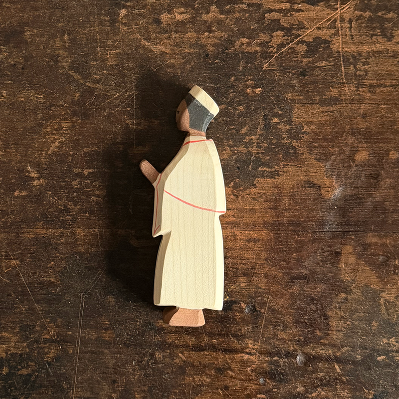 Handcrafted Wooden African Man