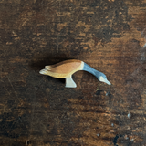 Handcrafted Wooden Canada Goose with Long Neck