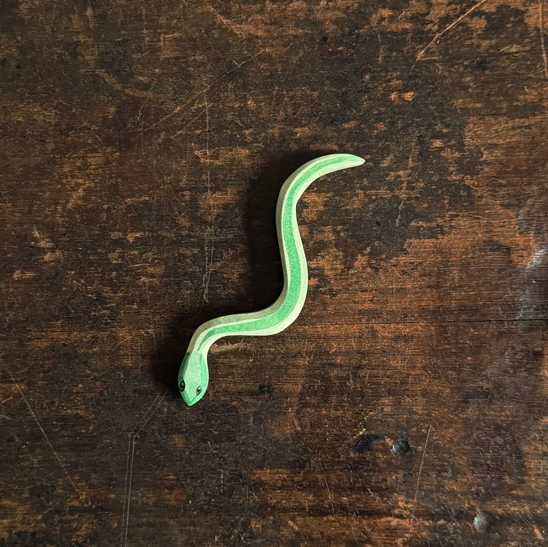 Handcrafted Wooden Snake