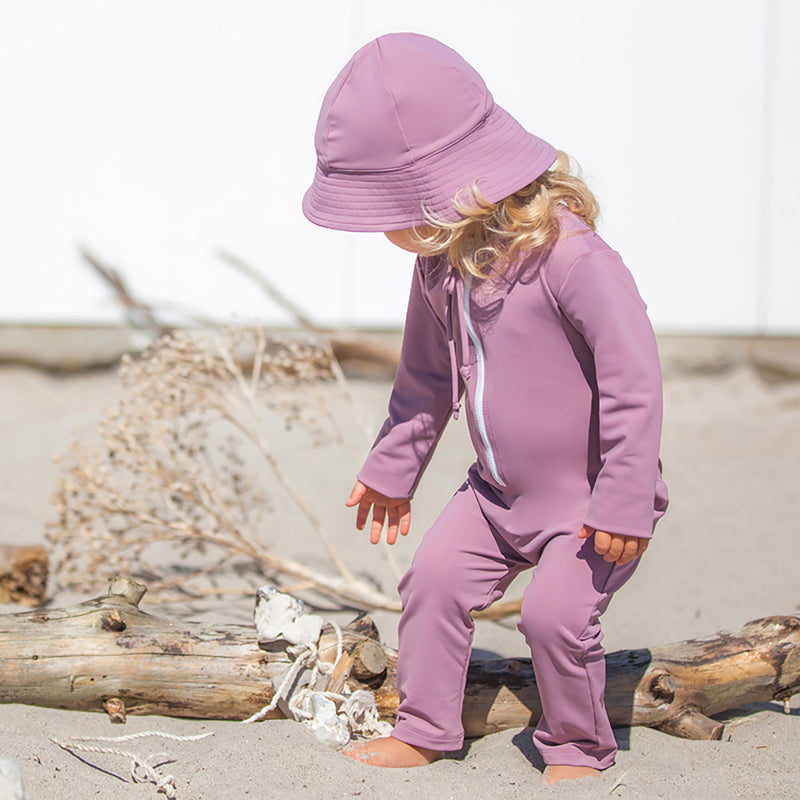 Baby & Kids Lou UV Star Swim Bodysuit - Heather