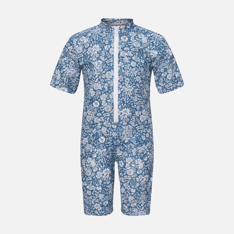 Kids Natsu UV SS Swim Bodysuit - Evening Sky
