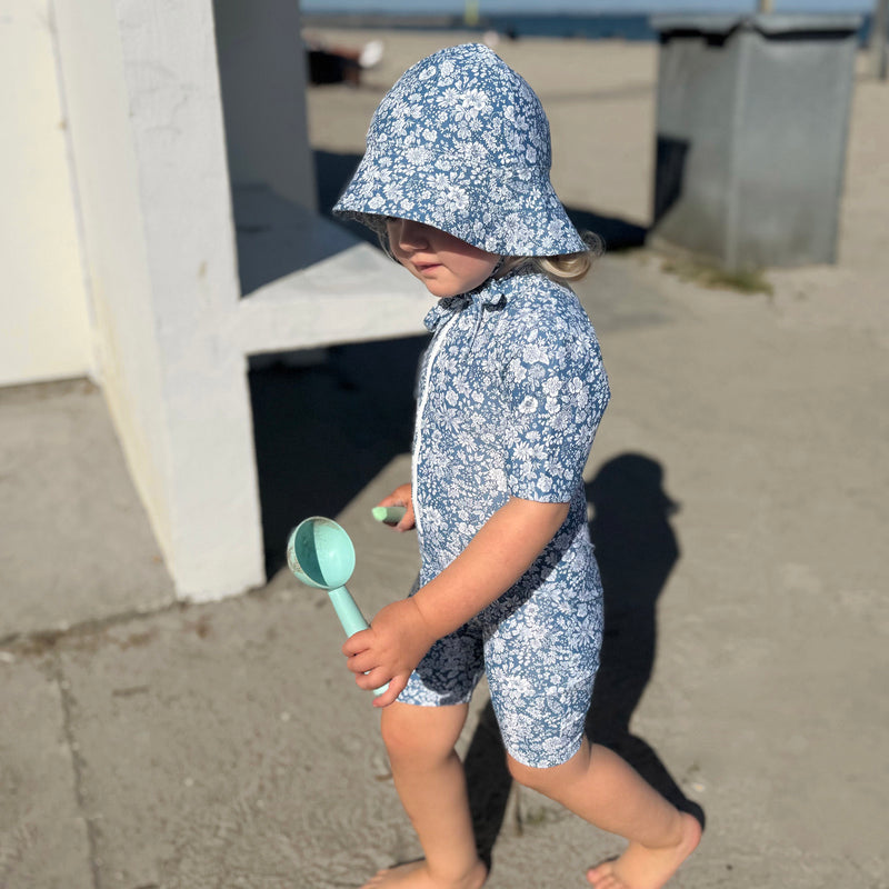 Kids Natsu UV SS Swim Bodysuit - Evening Sky