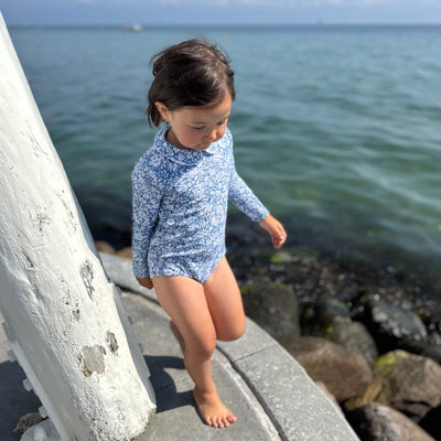 Kids Peter Pan UV LS Swimsuit - Evening Sky