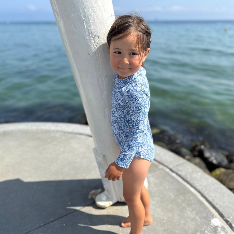 Kids Peter Pan UV LS Swimsuit - Evening Sky