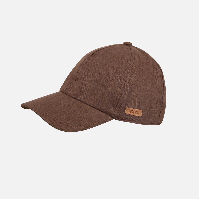 Adults Linen Peak Sun Cap - Cocoa