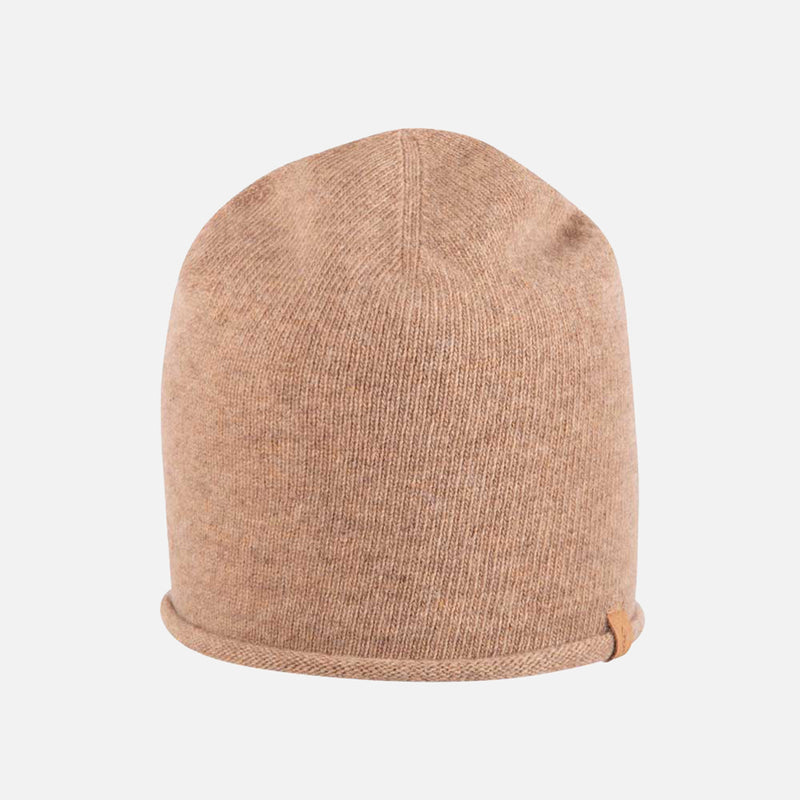 Women's Merino Wool/Cashmere Beanie - Cashmere Melange