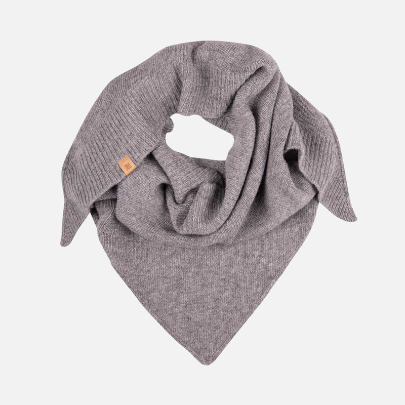 Women's Merino Wool/Cashmere Scarf - Grey Melange