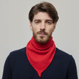 Adults Recycled Cashmere Masha Bandana/Scarf - Red Papavero