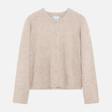 Women's Suri Alpaca Cardigan - Oatmilk