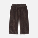 Kids Cotton Corduroy Barrel Pants - Earth