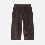 Kids Cotton Corduroy Barrel Pants - Earth