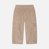 Kids Cotton Corduroy Barrel Pants - Sesame