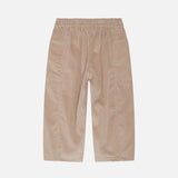Kids Cotton Corduroy Barrel Pants - Sesame