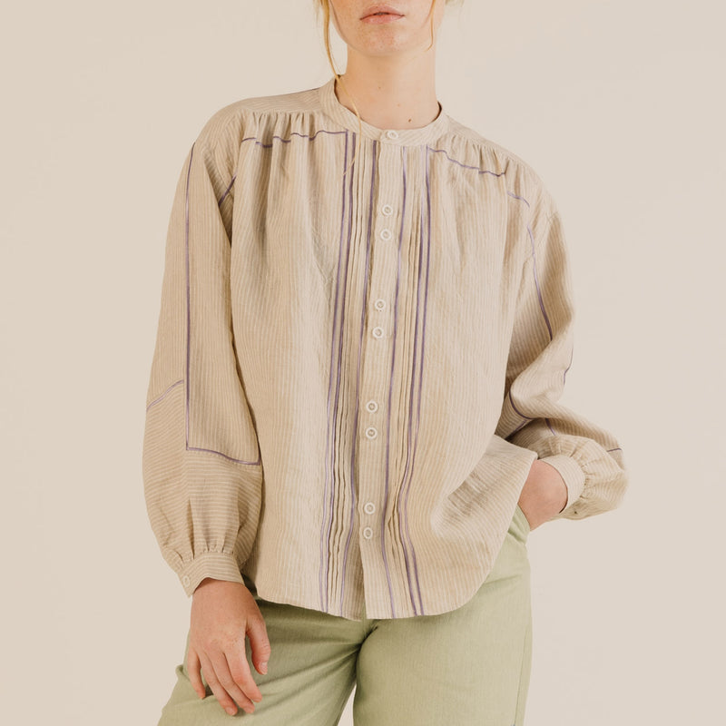 Women's Linen Willow Shirt - Oat