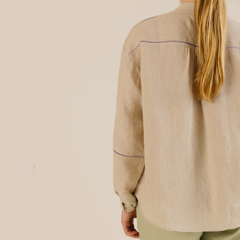 Women's Linen Willow Shirt - Oat