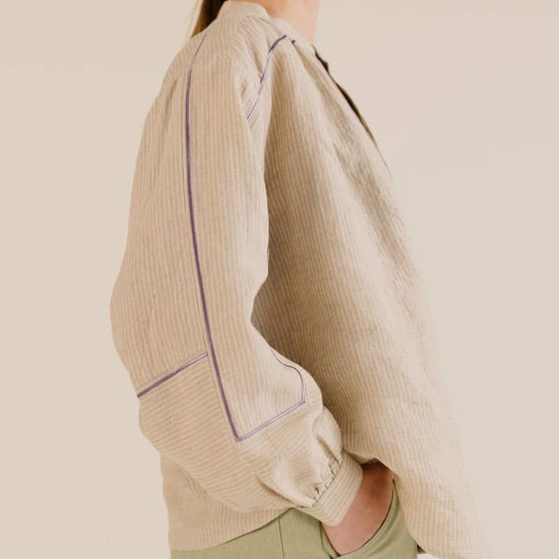 Women's Linen Willow Shirt - Oat