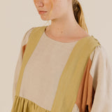 Women's Linen & Cotton Winnie Dress - Patchwork Mix