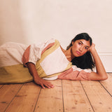 Women's Linen & Cotton Winnie Dress - Patchwork Mix